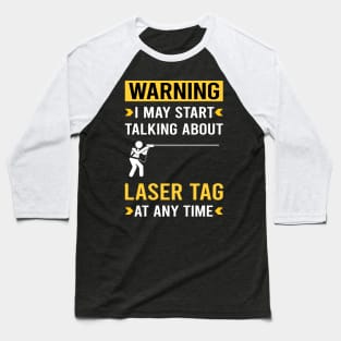 Warning Laser Tag Baseball T-Shirt